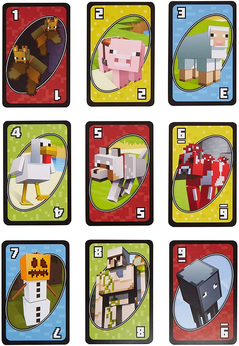 Bài Uno Minecraft Chính Hãng