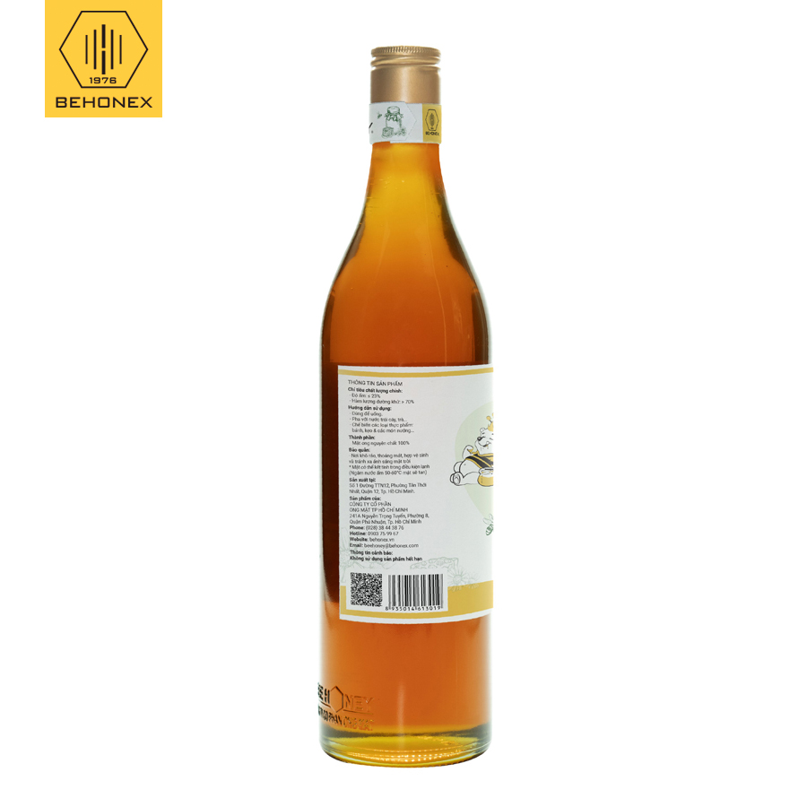 [NGUYÊN CHẤT] MẬT ONG RỪNG BEAR 600ML