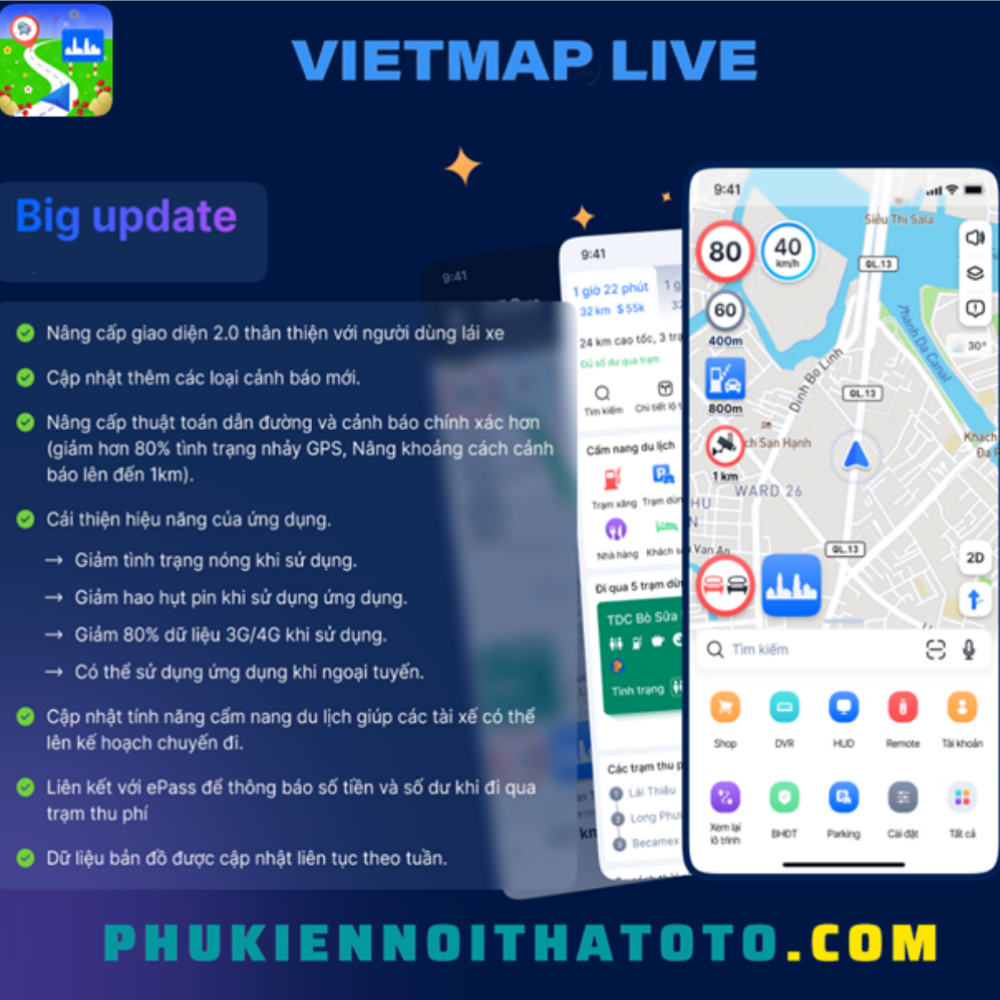 PHẦN MỀM BẢN QUYỀN VIETMAP LIVE PRO
