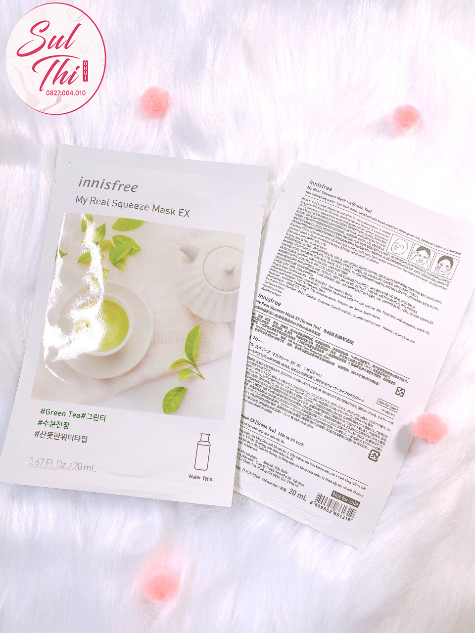 Combo 13 Mặt nạ Innisfree My Real Squeeze Mask EX Mix