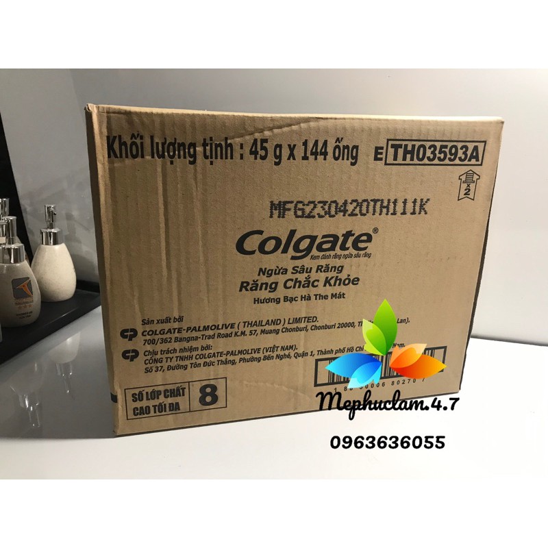 Kem đánh răng Col gate 45g (1 thùng 144 hộp)