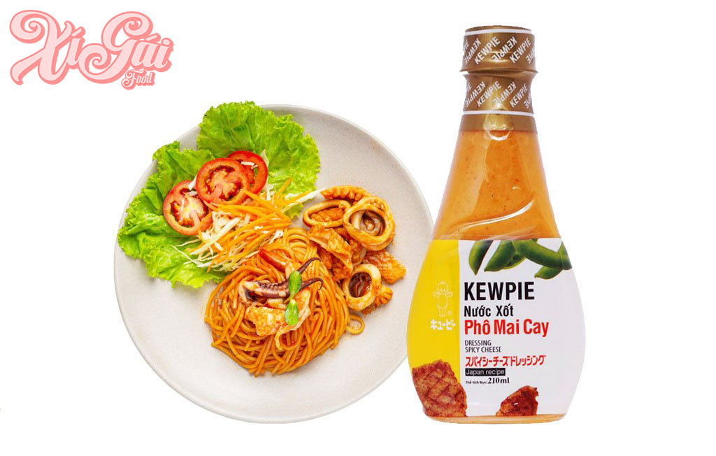 Dressing Spicy Cheese 210ml Kewpie - Xí Gái