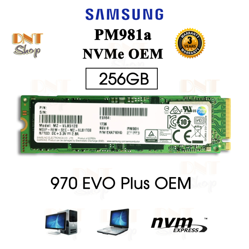 Bảng giá Ổ cứng SSD Samsung NVMe PM981a M.2 PCIe Gen3 x4 256GB/512GB/1TB - OEM 970 EVO Plus Phong Vũ