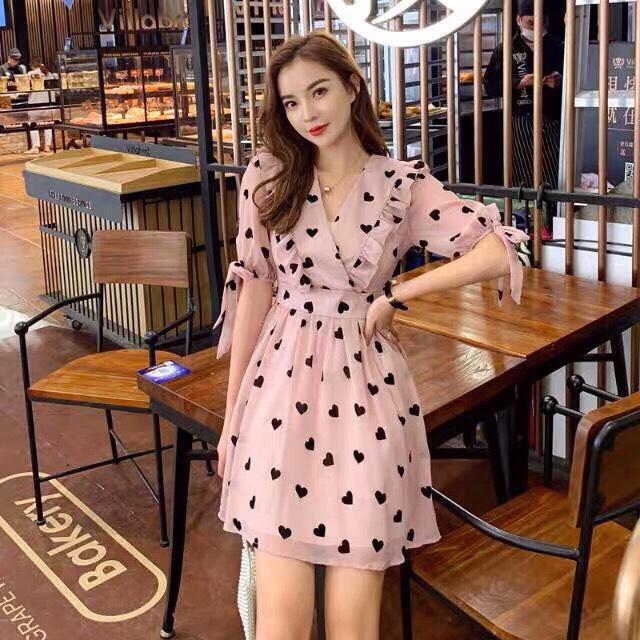Đầm trái tim có nơ SIÊU XINH - MBT