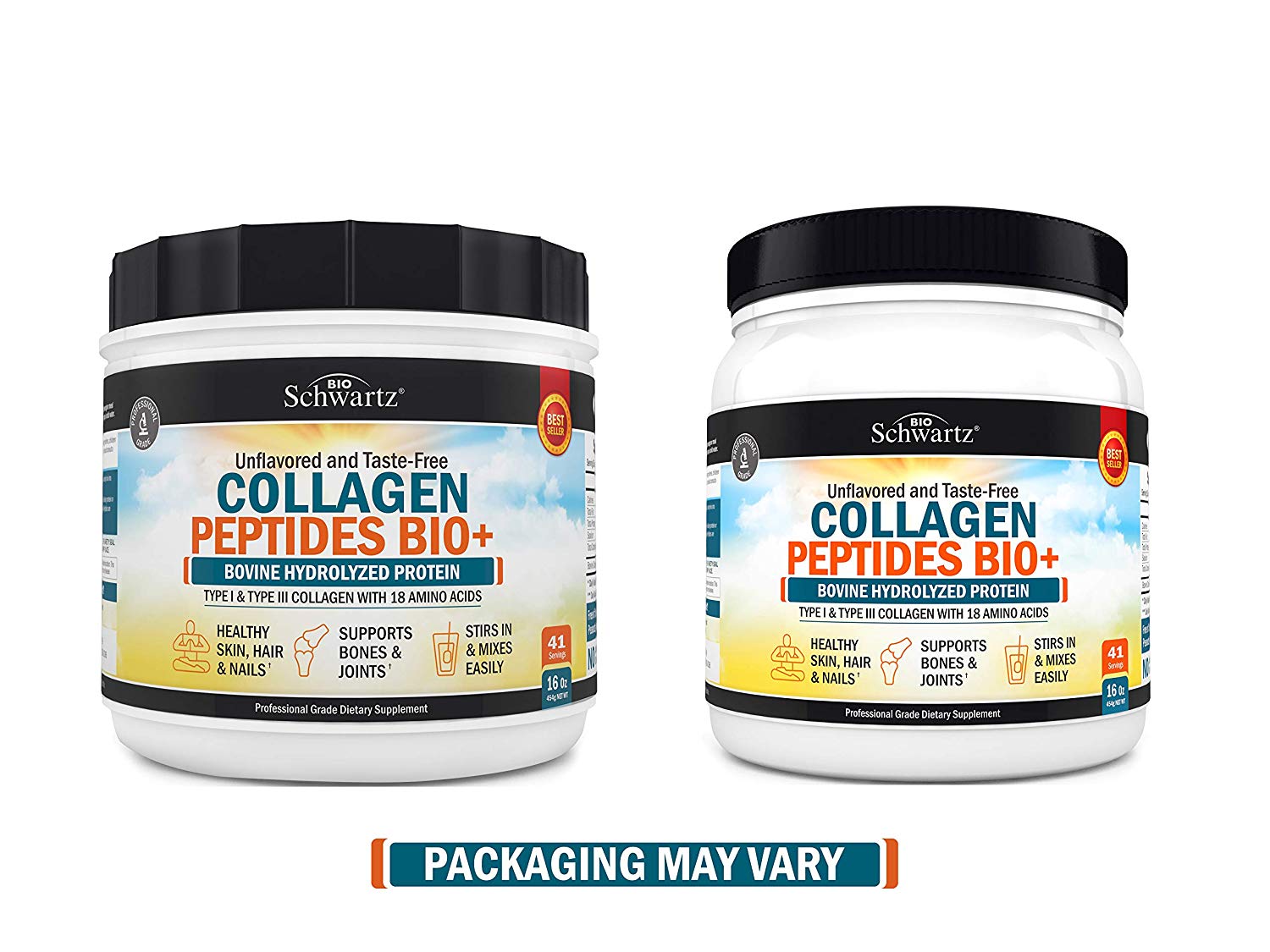Bột Collagen thuỷ phân BIOSCHWARTZ COLLAGEN PEPTIDES BIO+ POWDER 454G