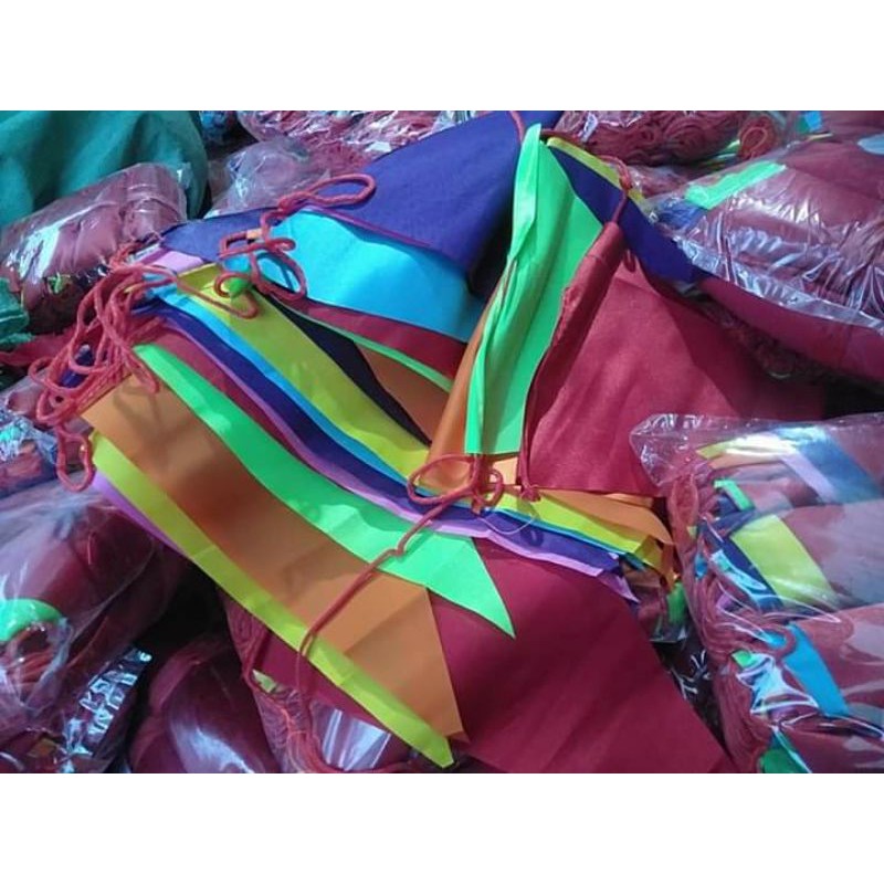 Cờ đuôi nheo trang trí, dây dài 10 met, gồm 30 lá cờ
