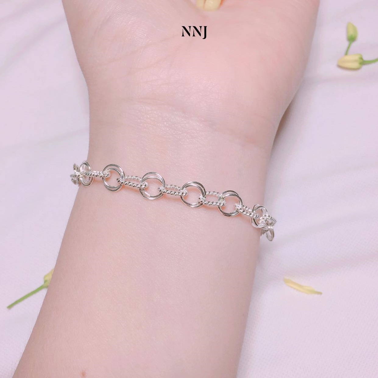 Lắc tay nữ bạc ta MS12a