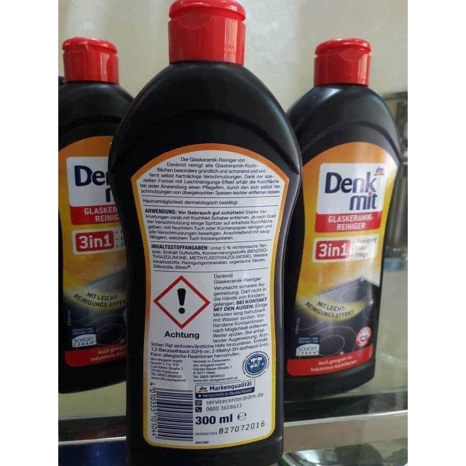 DUNG DỊCH VỆ SINH BẾP TỪ, BẾP ĐIỆN DENKMIT