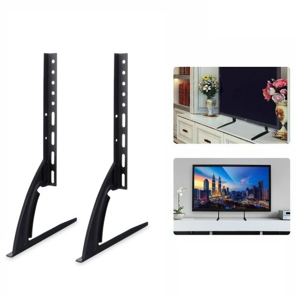 A5TG 360°Adjustable Vented Universal Table Top Office Stand Lap TV Tray Stand Bracket Base TV Stand