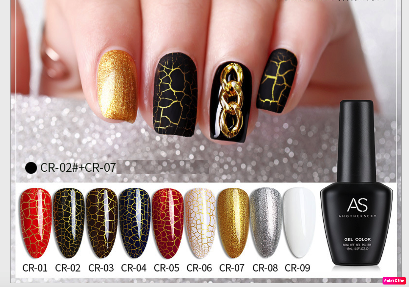 Sơn Gel Nứt AS Mã CR 15ml Chính Hãng