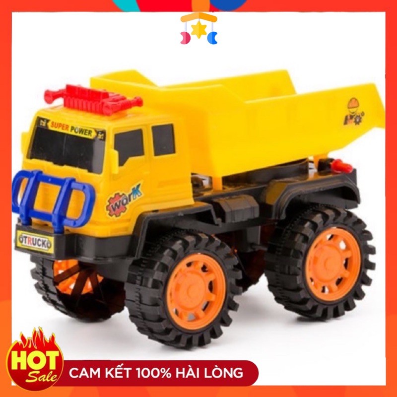 [HCM]Đồ Chơi Xe Tải Công Trình Nâng Hạ Thùng Dành Cho Bé