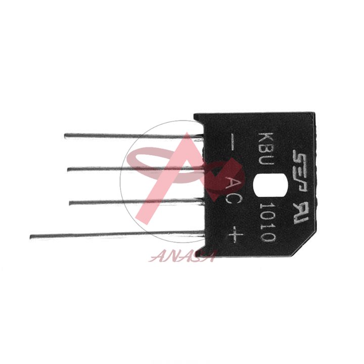 Diode Cầu 10A Dẹt KBU1010