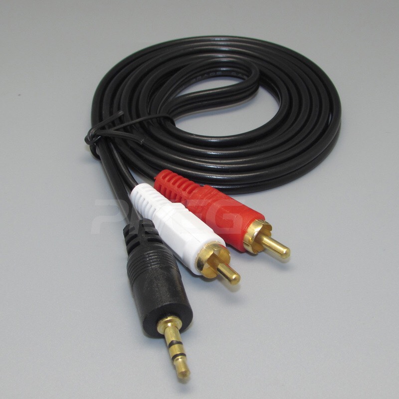 Dây Cáp Bông Sen Jack 3.5 Ra 2  Đầu AV dài 3M
