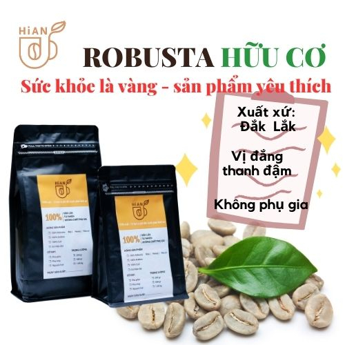 Cà phê 100% Robusta Hữu cơ,Cà phê rang xay, cà phê mộc, cà phê nguyên hạt, cà phê sạch
