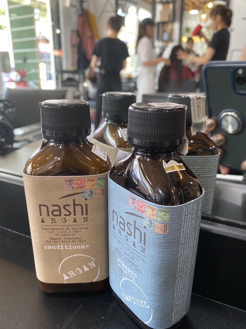 [HCM]BỘ DẦU GỘI XẢ NGĂN TÓC RỤNG NASHI ARGAN HARILOSS ( 2x200ML)