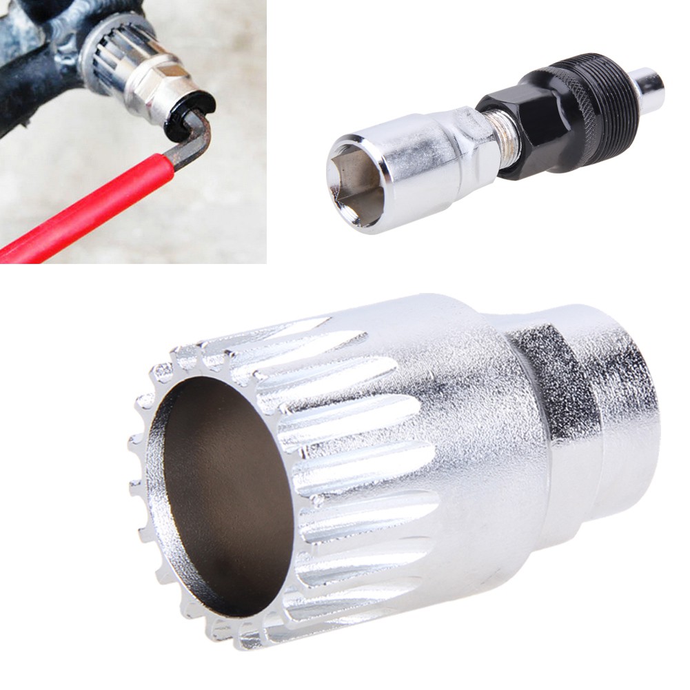 Bộ 2 dụng cụ sửa xe đạp - Dụng cụ tháo đùi đĩa xe đạp tháo gỡ trục giữa xe đạp