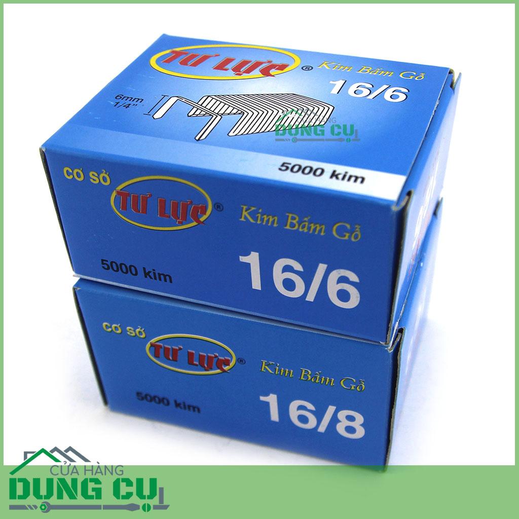 ghim bấm gỗ, sách, giấyTự Lực đủ size (5000kim)