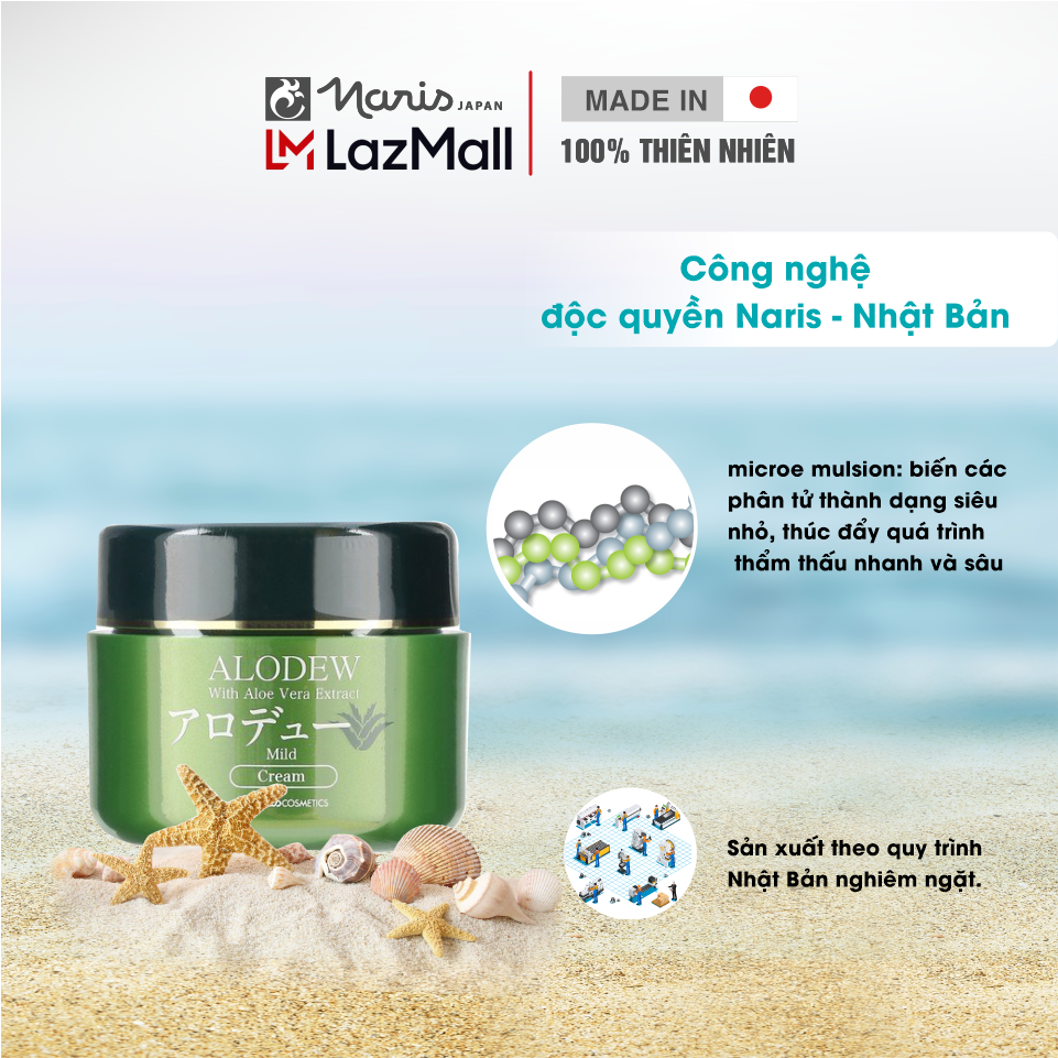 Kem dưỡng da Naris Alodew Cream 97g