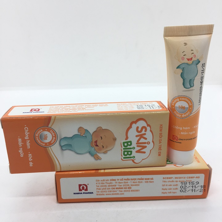 Kem Bôi Da Trẻ Em SKINBIBI tuýp 10g