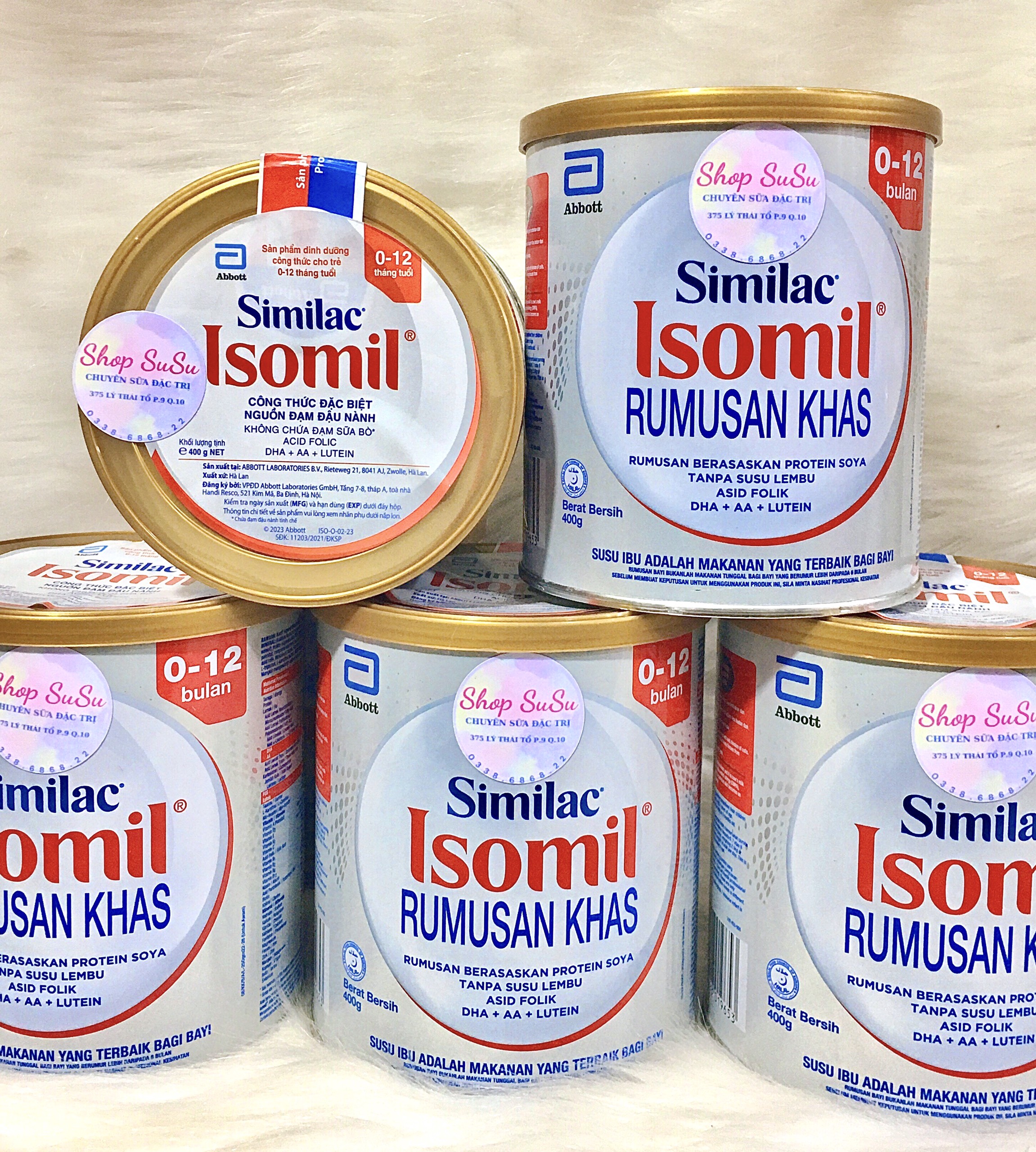 [DATE MỚI NHẤT] Sữa Isomil - Isomil Plus 400g dành cho trẻ dị ứng đạm