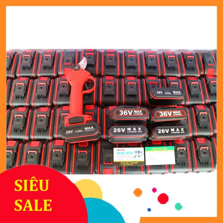 [Pin Trâu] Pin 36V Kéo Cắt Cành Cây Mẫu Năm 2021(PIN HITACHI 36V)