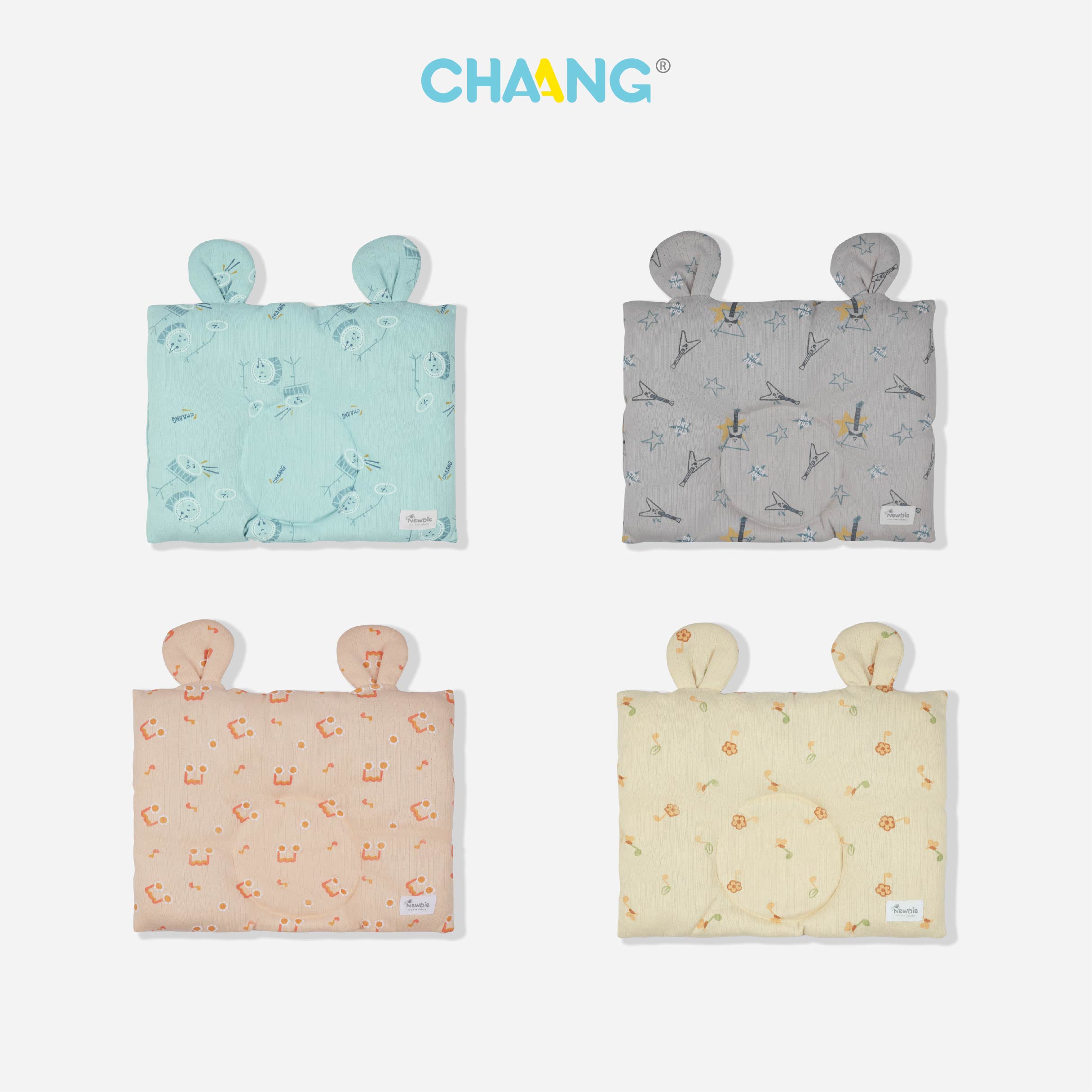 [CHAANG] Gối lõm cho bé sơ sinh Music Chaang