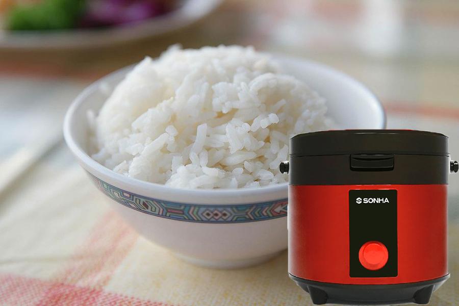 Nồi cơm cơ cao cấp 1,8L Sơn Hà SHK-5111 màu đỏ
