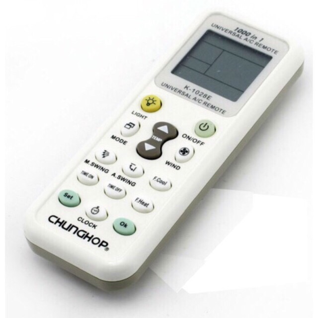 Điều Khiển Remote điều hoà máy lạnh đa năng tất cả các loại điều hoà CHUNG HOP K1028