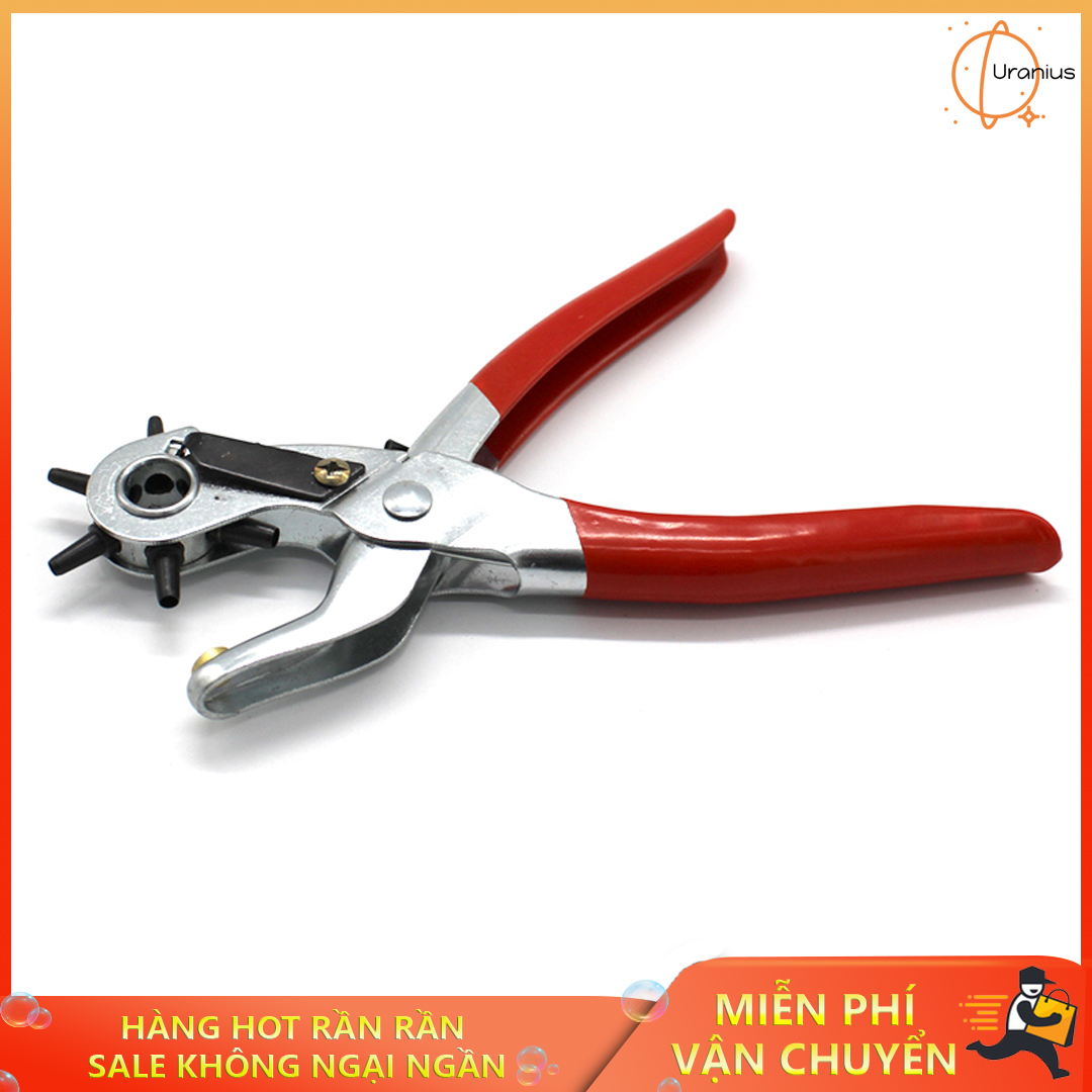 - dụng cụ bấm lỗ dây nịt, dụng cụ bấm lỗ da, kiềm bấm lỗ tròn, kìm bấm lỗ dây nịt punch thiết kế nhỏ gọn, dễ dàng sử dụng, tiện lợi bất ngờ - bấm là mua