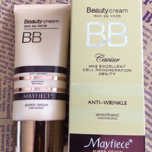 Tuýp Kem Nền makeup BB Beauty cream Mayfiece Anti Wrinkle Hàn Quốc
