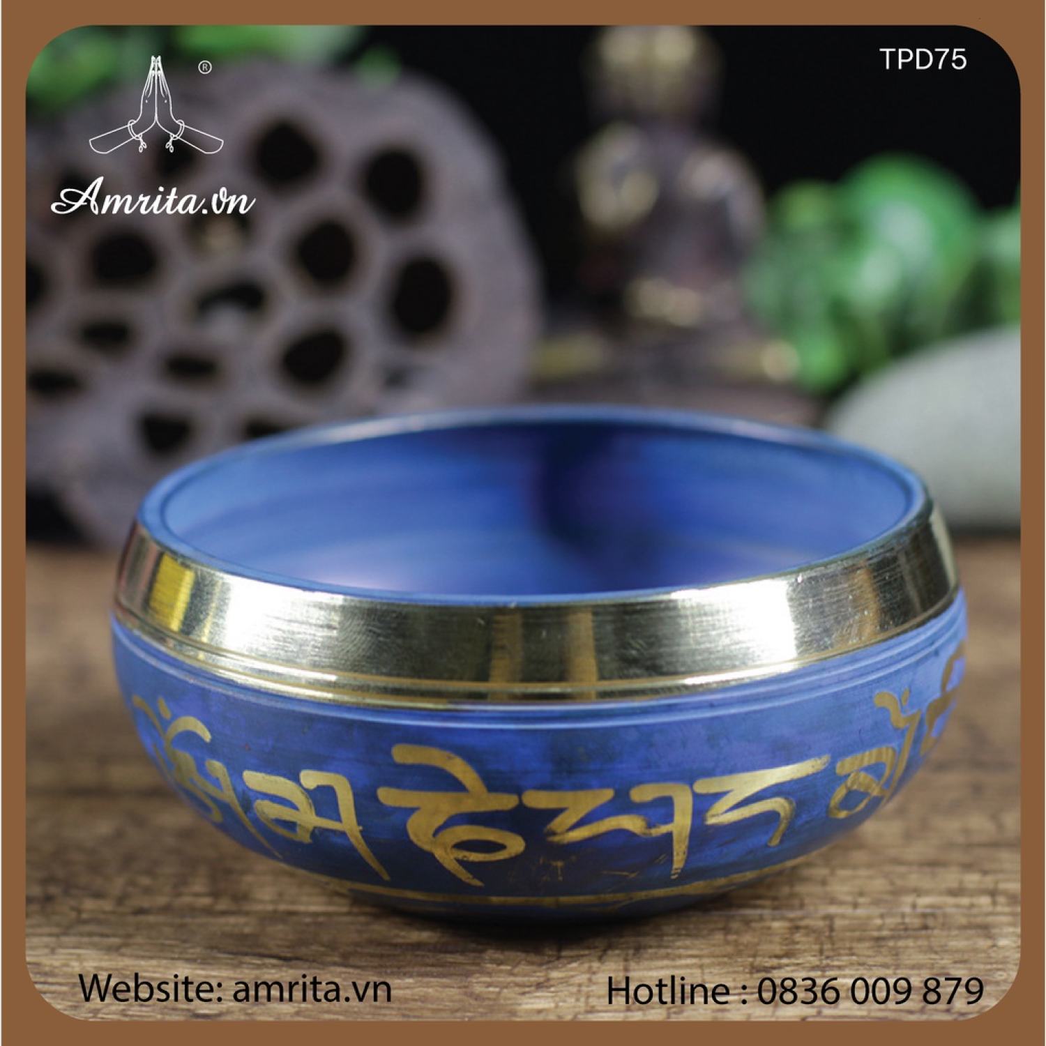 [giá sỉ]Chuông xoay Tây Tạng (Nepal) - Singing Bowl