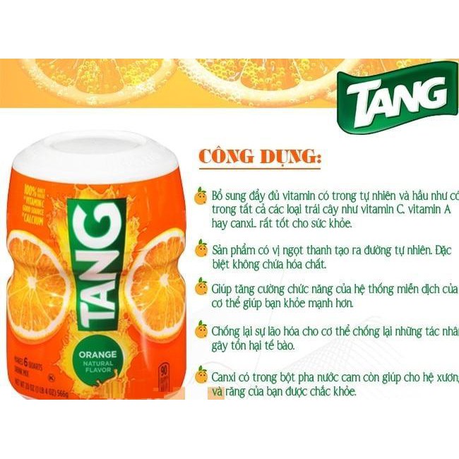 Bột cam Tang Orange Naranja 2,04kg ( made in USA )