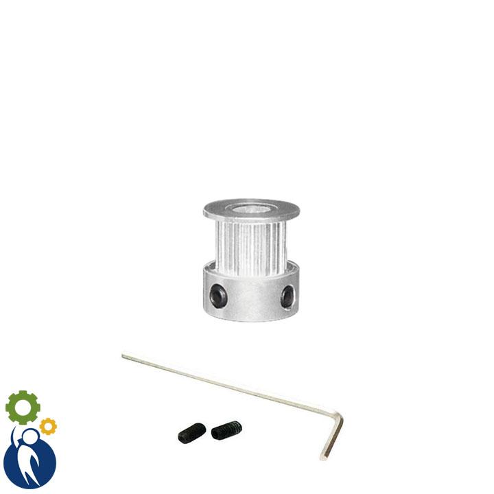 Buly, Puly, Pulley Trục 6mm - 16 Răng, sử dụng với dây đai 2GT-6mm.