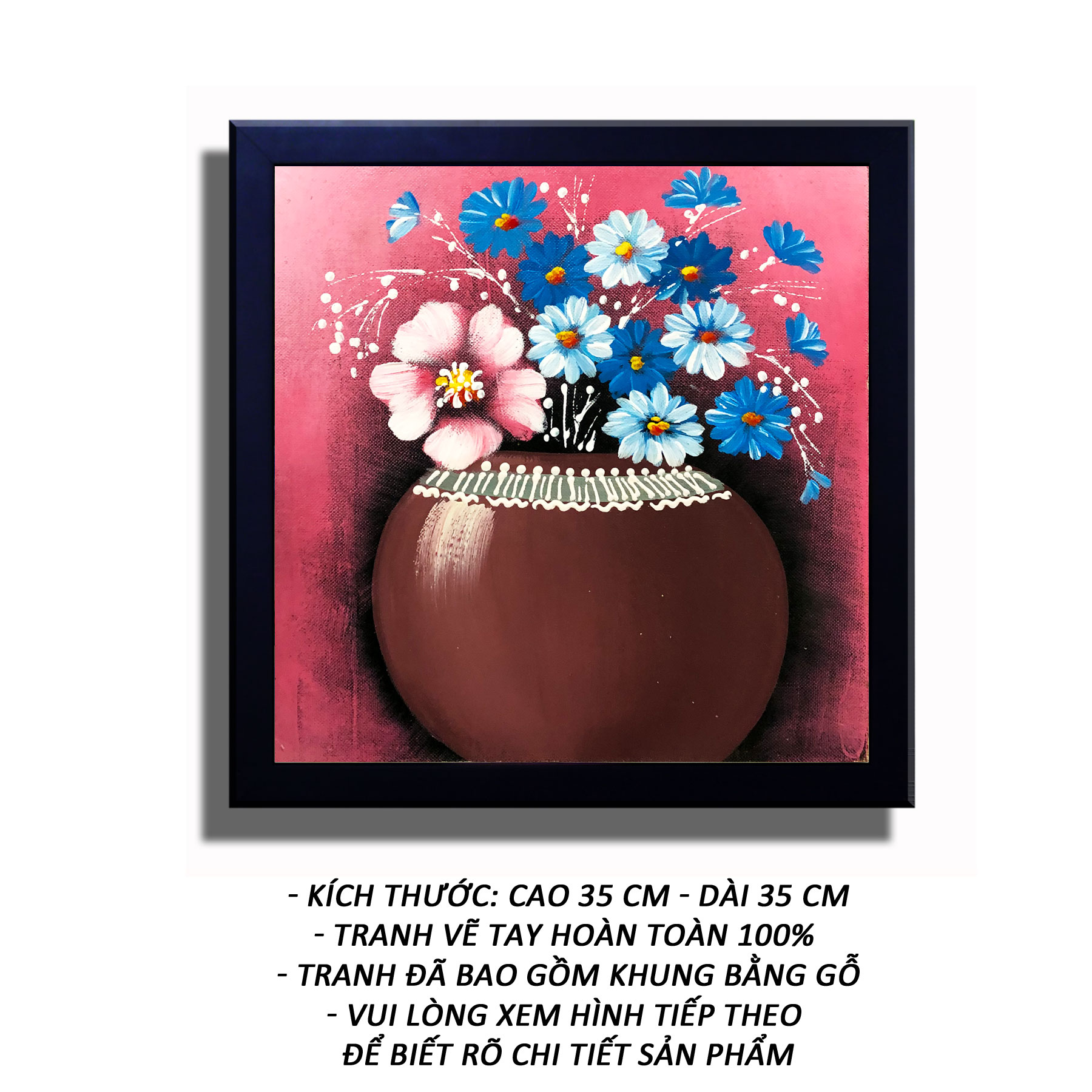 Tranh sơn dầu sáng tác - Khúc Hát Thanh Bình - Tranh Minh Hiền