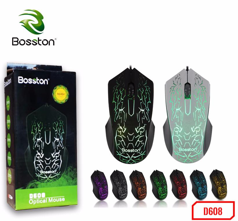 Chuột bosston d608 led 7 màu