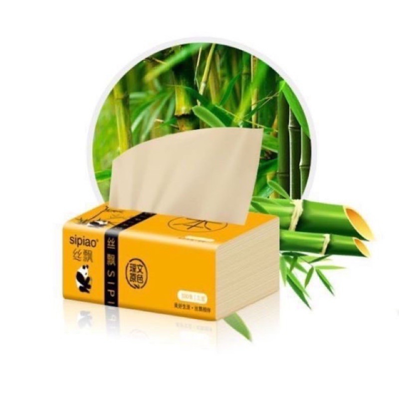 COMBO 2 GÓI GIẤY ĂN GẤU TRÚC -BỊCH GIẤY ĂN [1 TÚI 300 TỜ]