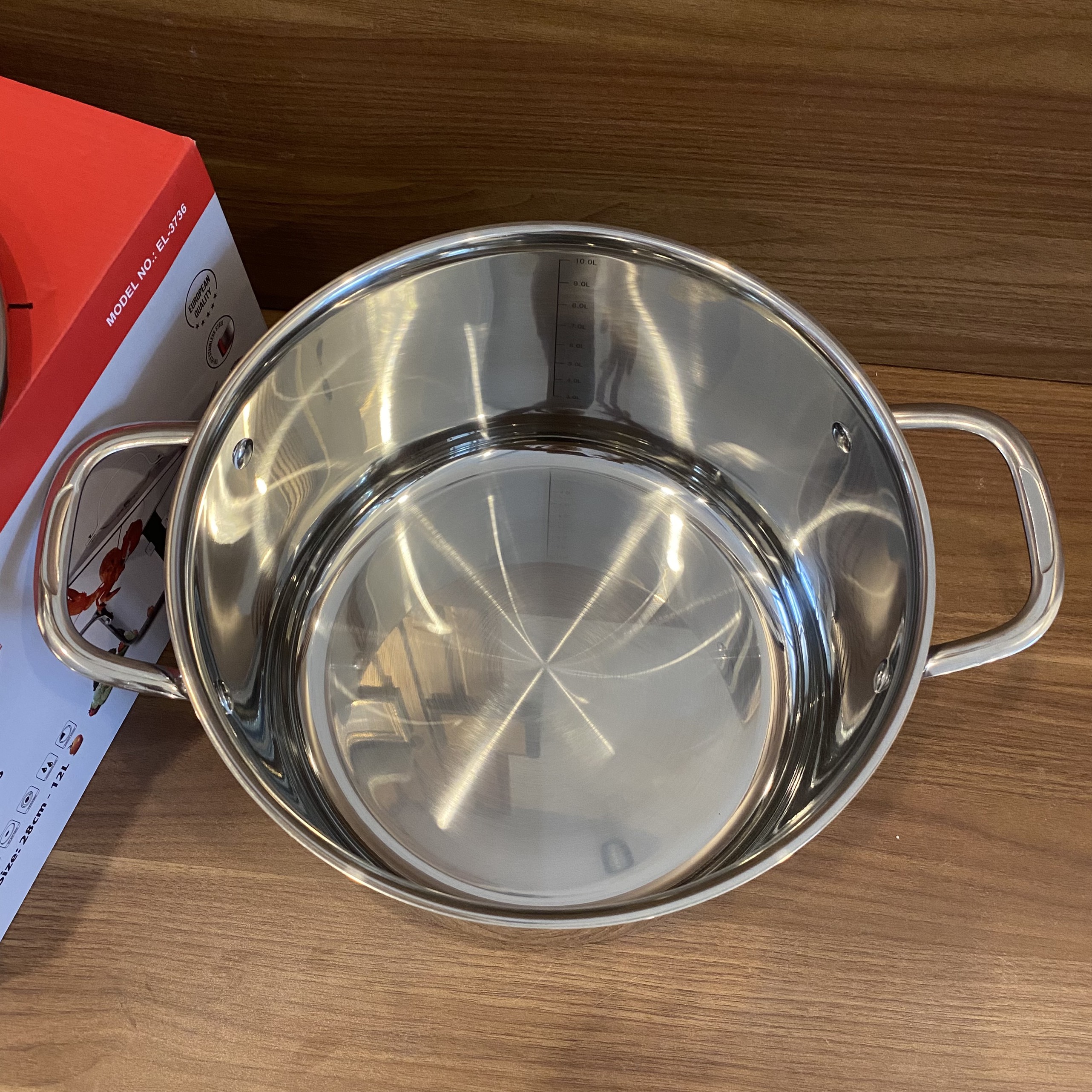 NỒI INOX CAO CẤP 3 LỚP ĐÁY LIỀN TRI-MAX 28CM
