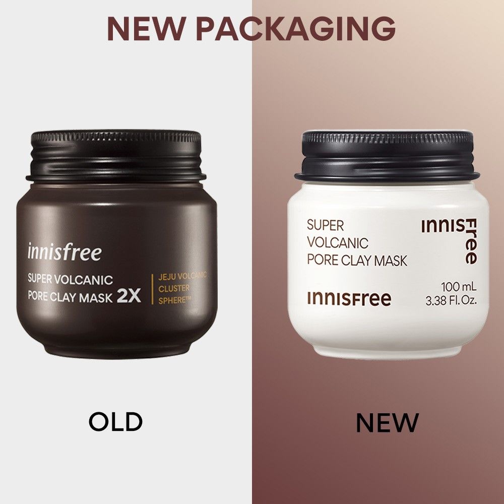 [TẶNG CỌ]Mặt Nạ Đất Sét Innisfree Super Volcanic Pore Clay Mask 2X Tro Núi Lửa