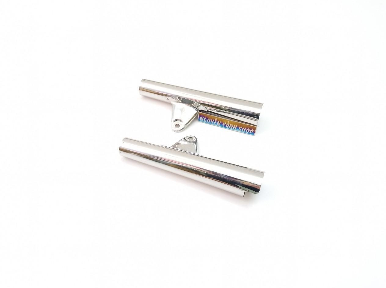 tay thỏ phuộc trước xe 67 inox