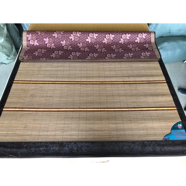 Chiếu trúc tăm CÂY GỖ HOA CAO CẤP KO LÓT LỤA