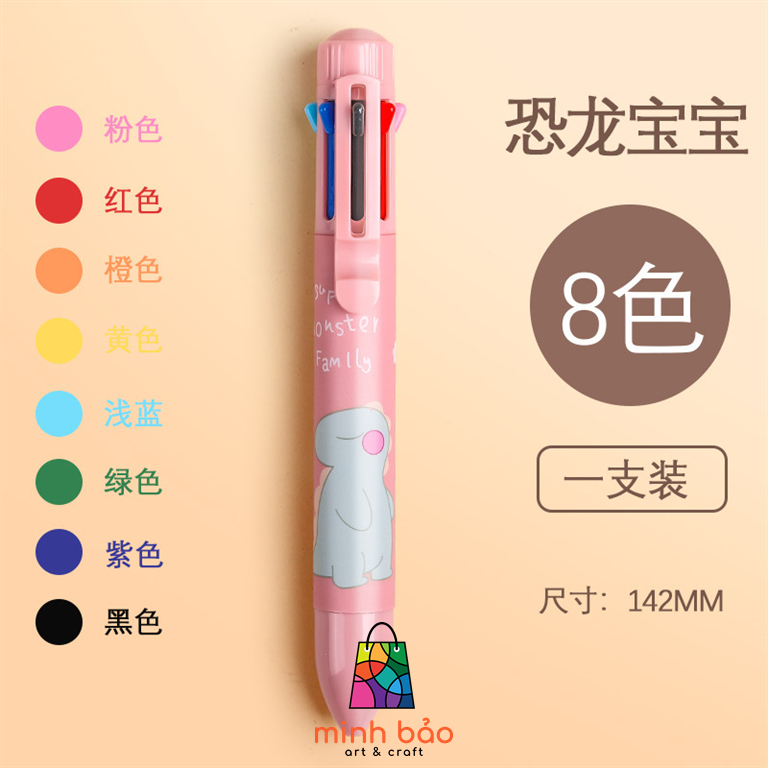 BÚT 8/10 NGÒI, NHIỀU MÀU MỰC DỄ THƯƠNG