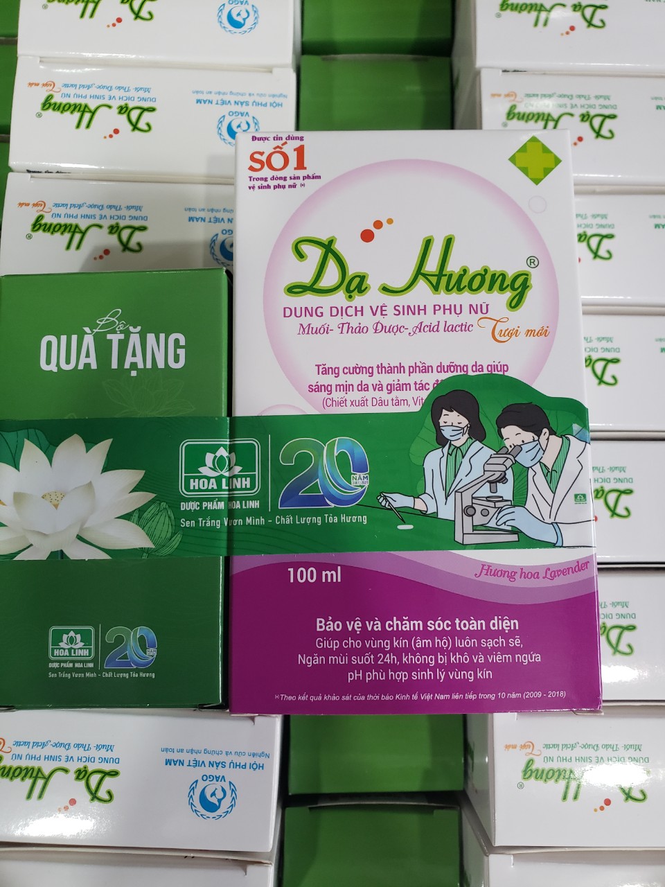 [HCM]Dung dịch vệ sinh phụ nữ Dạ Hương 100ml ( MÀU TÍM)