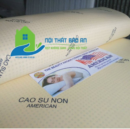 Nệm cao su non AMERICAN 120x200x10cm
