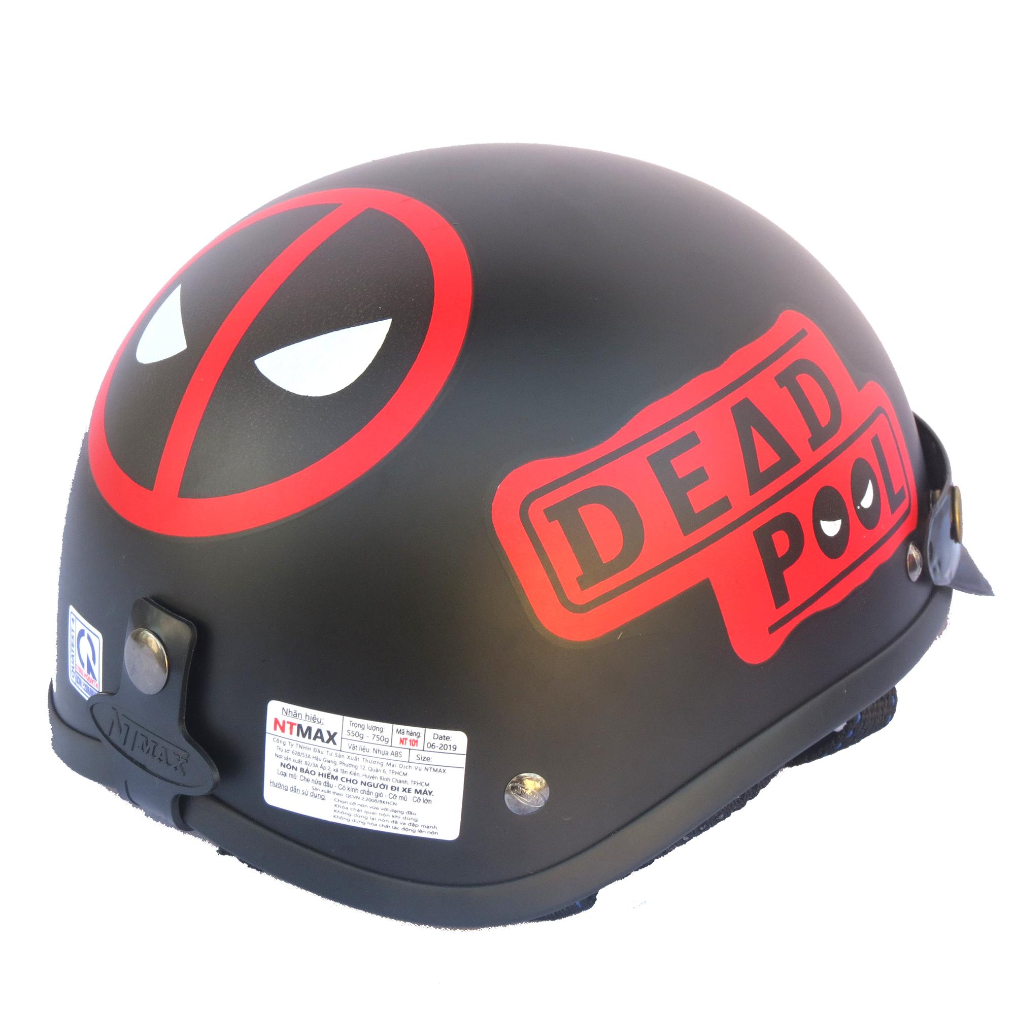 Mũ bảo hiểm NTMAX 1/2 Deapool