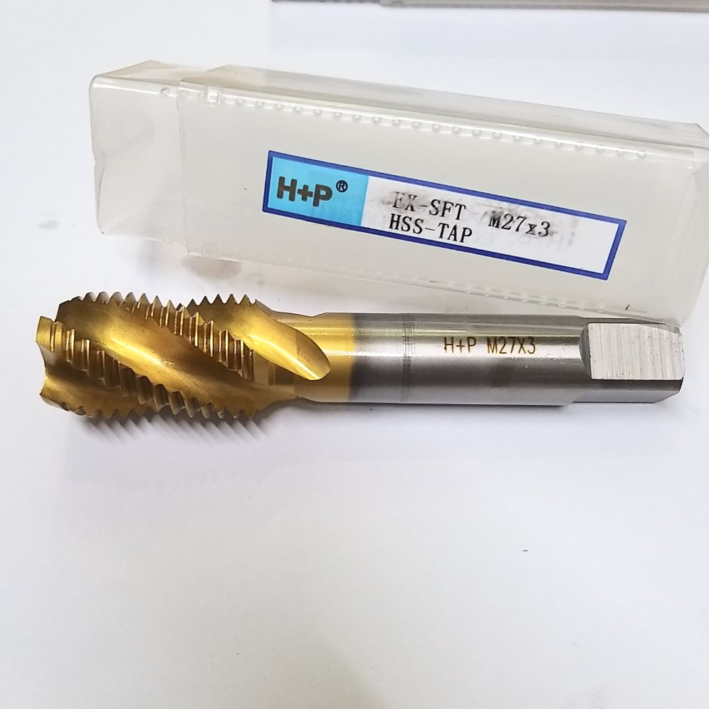 [HCM]Mũi Taro H+P Vàng Xoắn M27 x 3 (Vàng)