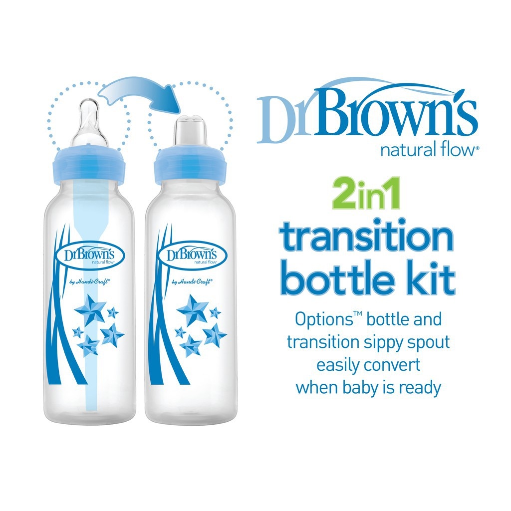 BÁO GIÁ BÌNH SỮA CỔ RỘNG DR. BROWN'S OPTION NHỰA PESU 270ML 91007 | Shopee Lazada Sendo Tiki mới nhất 46 Bình sữa Dr Brown's cổ hẹp 250ml nhựa pp options plus chuyển đổi 2 giai đoạn
