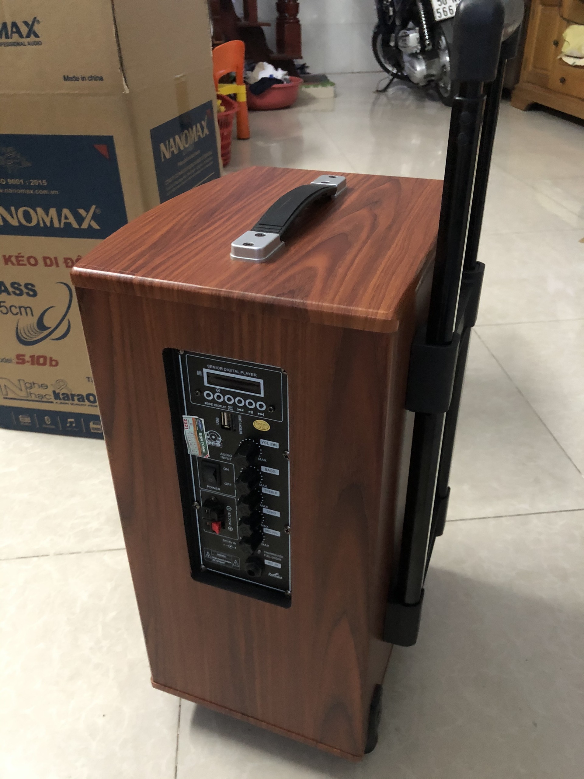 Loa Kéo Nanomax S10B kèm 2 Micro và Remote