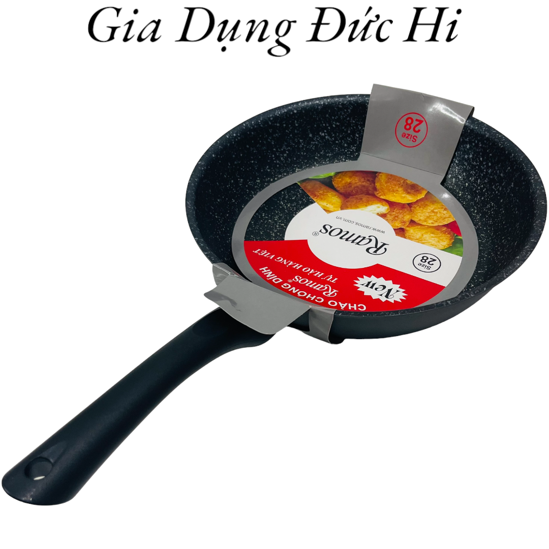 Chảo Không Dính Vân Đá Ramos Đủ Size 22cm 24cm 26cm 28cm