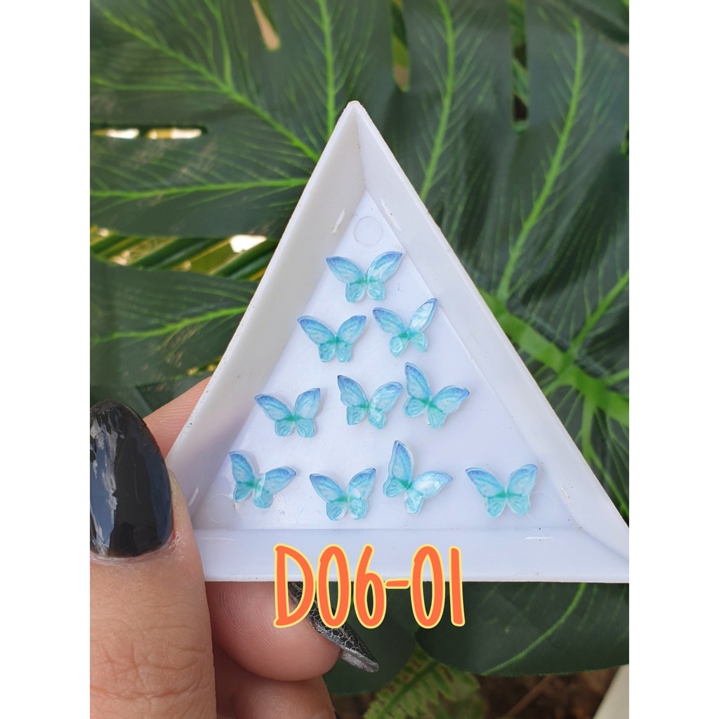 Set bướm pha lê đính móng 10c - BYH075