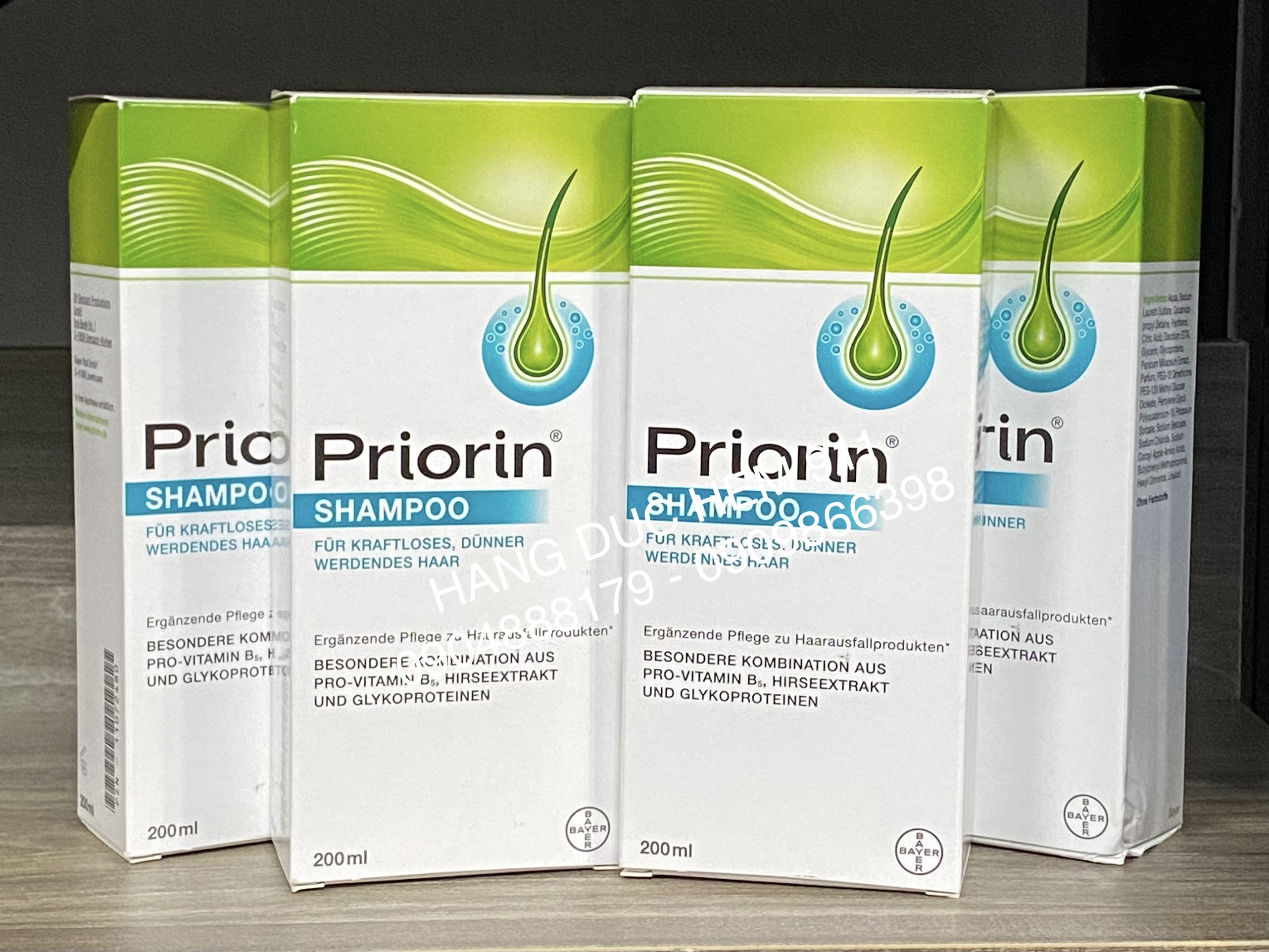 Dầu gội mọc tóc Priorin 200ml nội địa Đức
